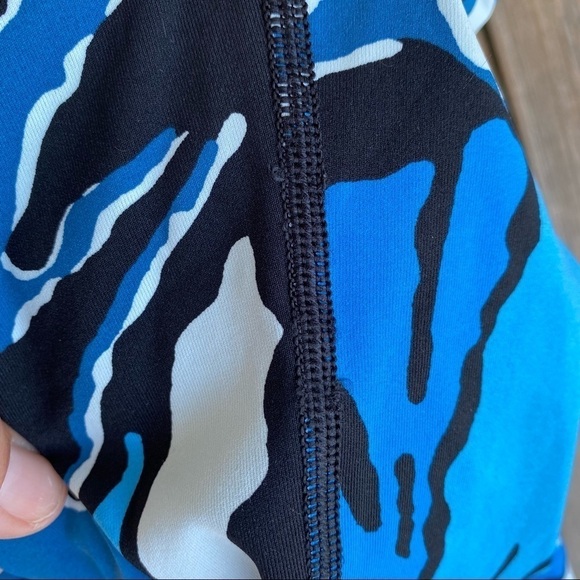 Lululemon Wunder Under Full Length Pant High Rise Sz 8 Boom Bloom Beach Blanket - Picture 11 of 11